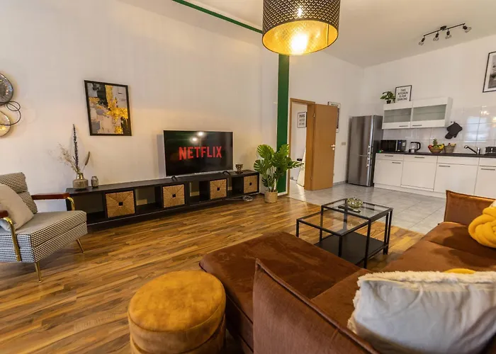 Cozy Dor Stilvolles Parkplatz Netflix Appartement *